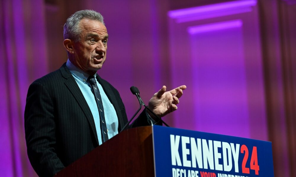 RFK Jr.'s quintessential campaign position: the blockchain budget