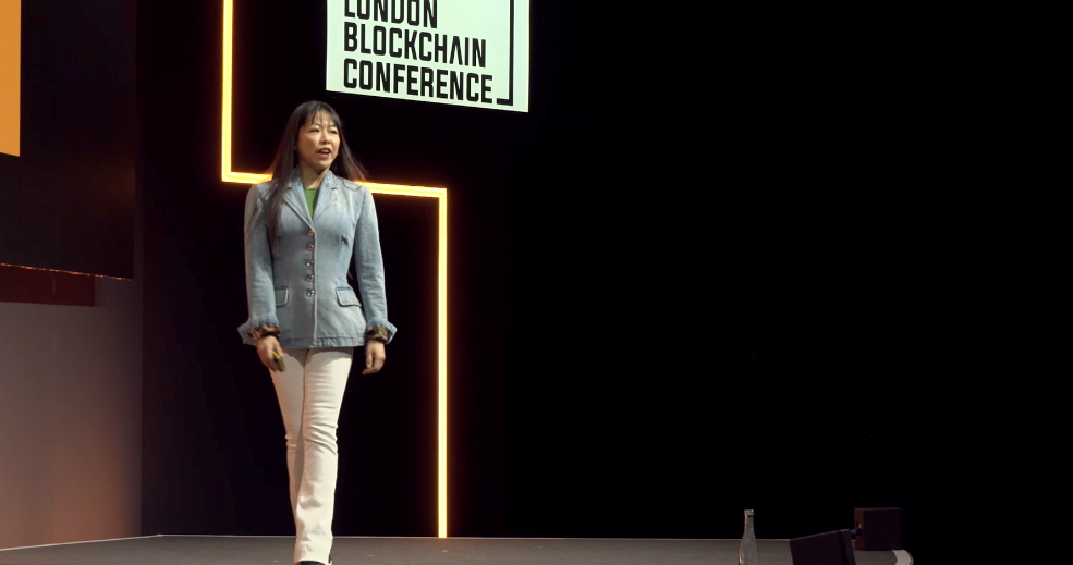 Christine Leong at the London 2024 Blockchain Conference