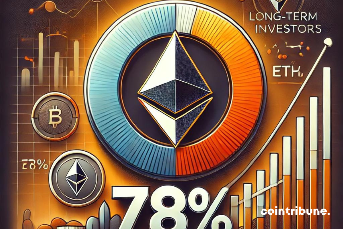 Crypto: 78% of Ethereum is held by long-term investors