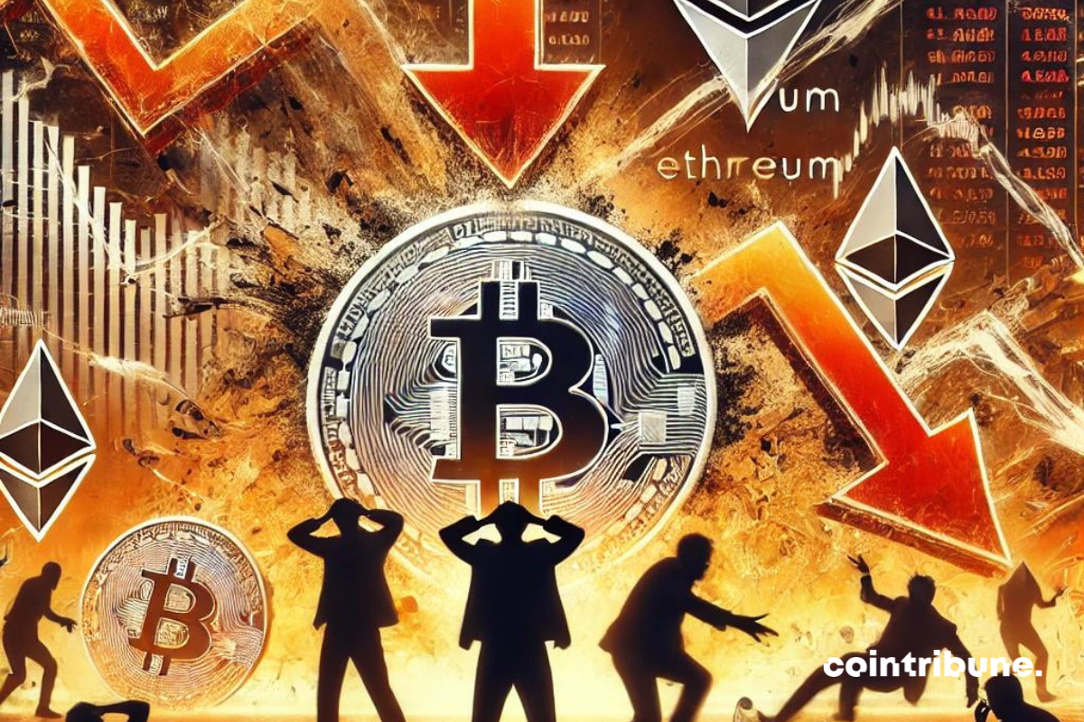 Panic in the cryptocurrency market: Bitcoin and Ethereum collapse...