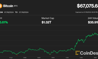 Bitcoin (BTC) Price Surpasses $66K Amid CrowdStrike Global Outage; Solana (SOL) Hits $170