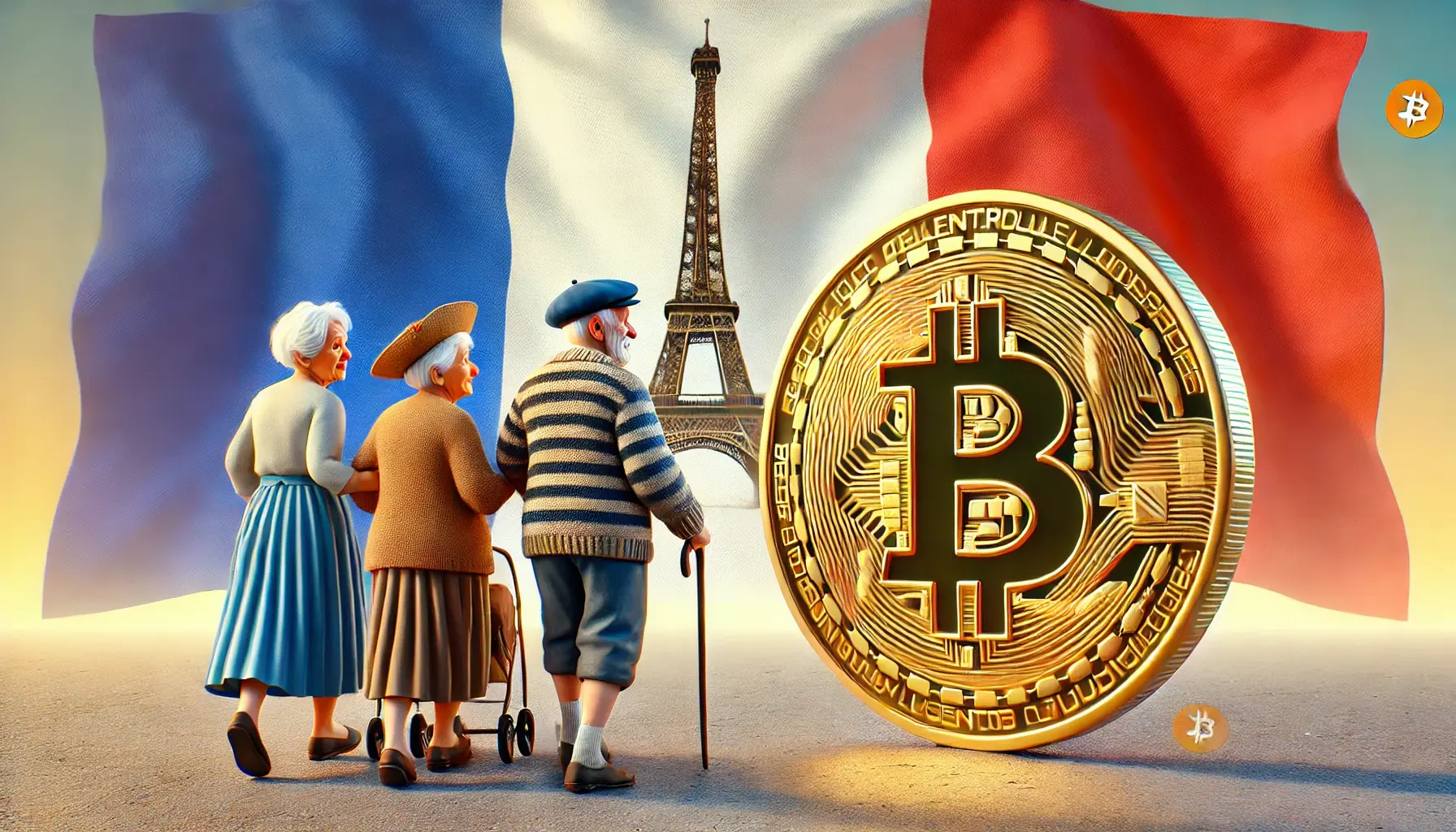 Bitcoin now in French pension plans!